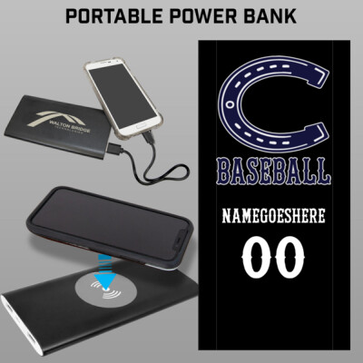 Phone Power Bank & Wireless Charger w/USB Power Cord Thumbnail